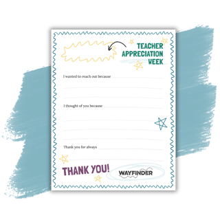 Teacher Appreciation Week Gratitude Letter